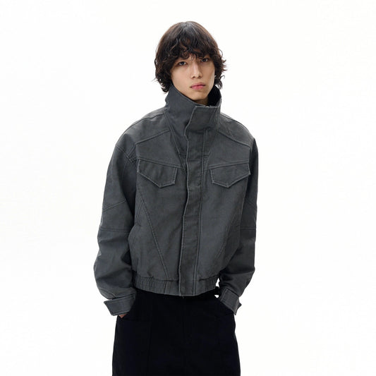 RT No. 31007 STAND COLLAR YORU DENIM JK
