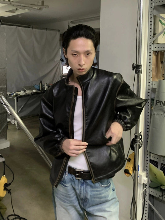 RT No. 29130 BOXY LEATHER JK