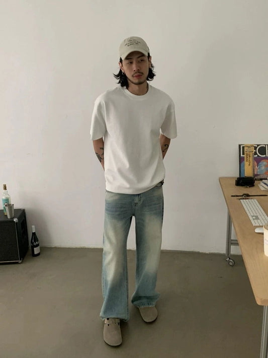 RT No. 18734 BLUE DENIM STRAIGHT JEANS