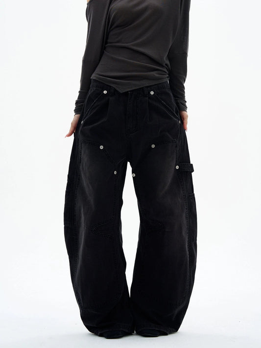 RT No. 32091 WASHED LUMBERJACK SCIMITAR JEANS