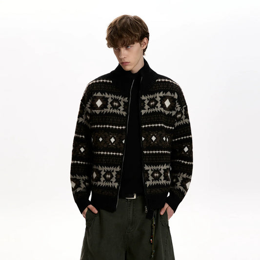 RT No. 50113 KNITWEAR MOCK NECK SWEATER