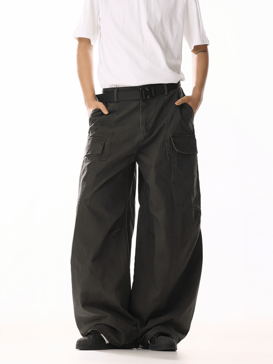 RT No. 19816 ARMY GREEN CARGO BAGGY PANTS