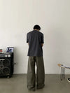 RT No. 19710 KOGYOYO STRAIGHT DRAPE PANTS