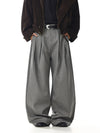 RT No. 32736 PLEATED STRAIGHT SUIT PANTS