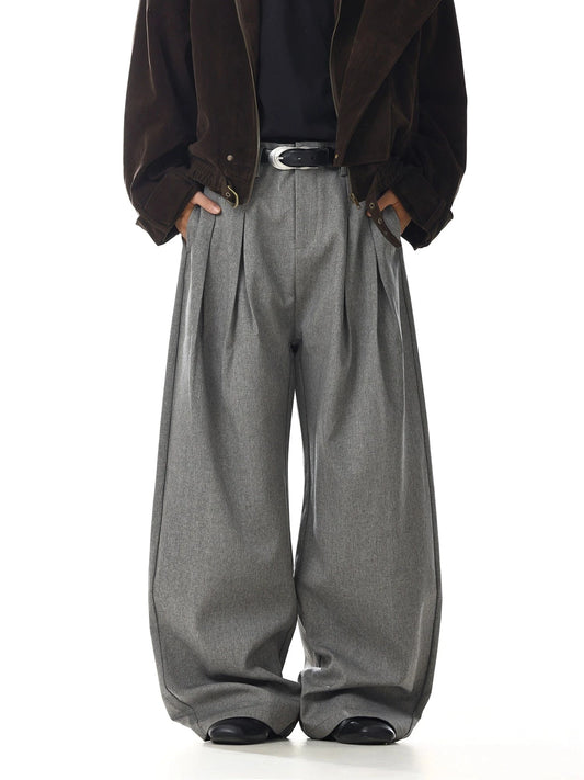 RT No. 32736 PLEATED STRAIGHT SUIT PANTS
