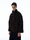 RT No. 20017 BROWN SUEDE COLLAR JK
