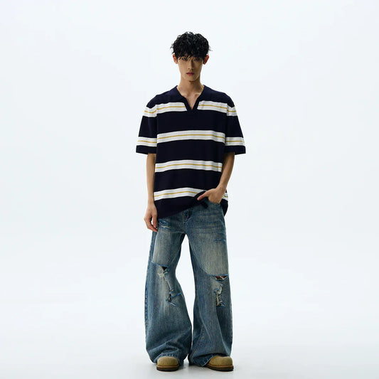 RT No. 40514 V-NECK LOOSE TEE