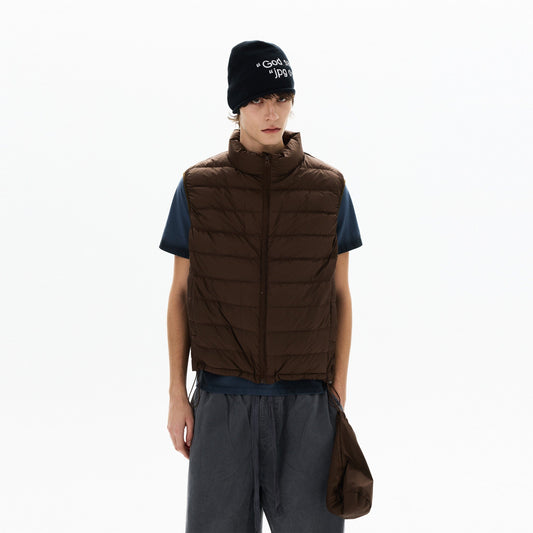 RT No. 50416 RIBBED COLLAR VEST JACKET