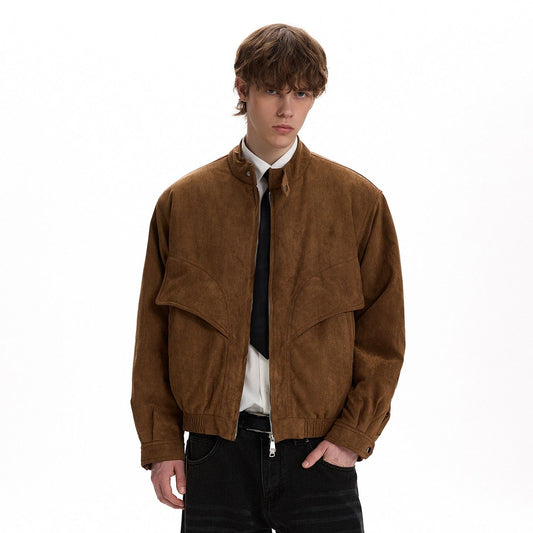 RT No. 58025 SUEDE HARRINGTON JACKET