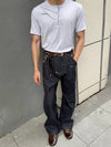 RT No. 32008 RAW SELVEDGE DENIM STRAIGHT FLORAL JEANS