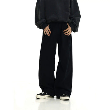 RT No. 12263 CASUAL WIDE STRAIGHT PANTS