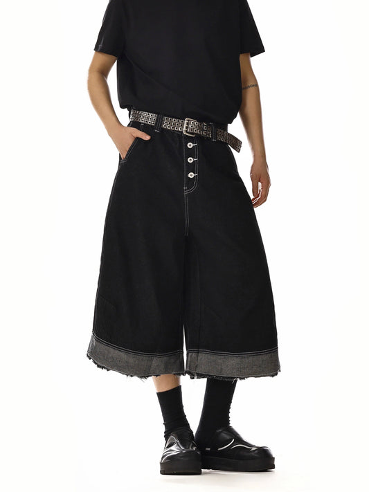 RT No. 18210 BLACK WIDE SHORTS