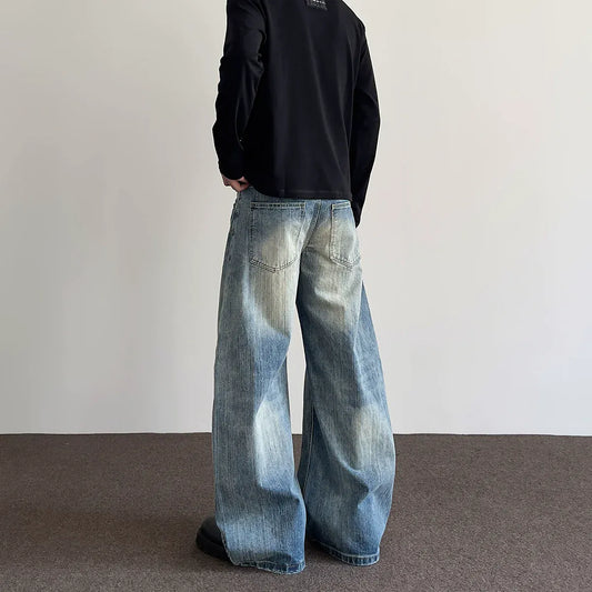 RT No. 40829 WASHED SCIMITAR DENIM JEANS