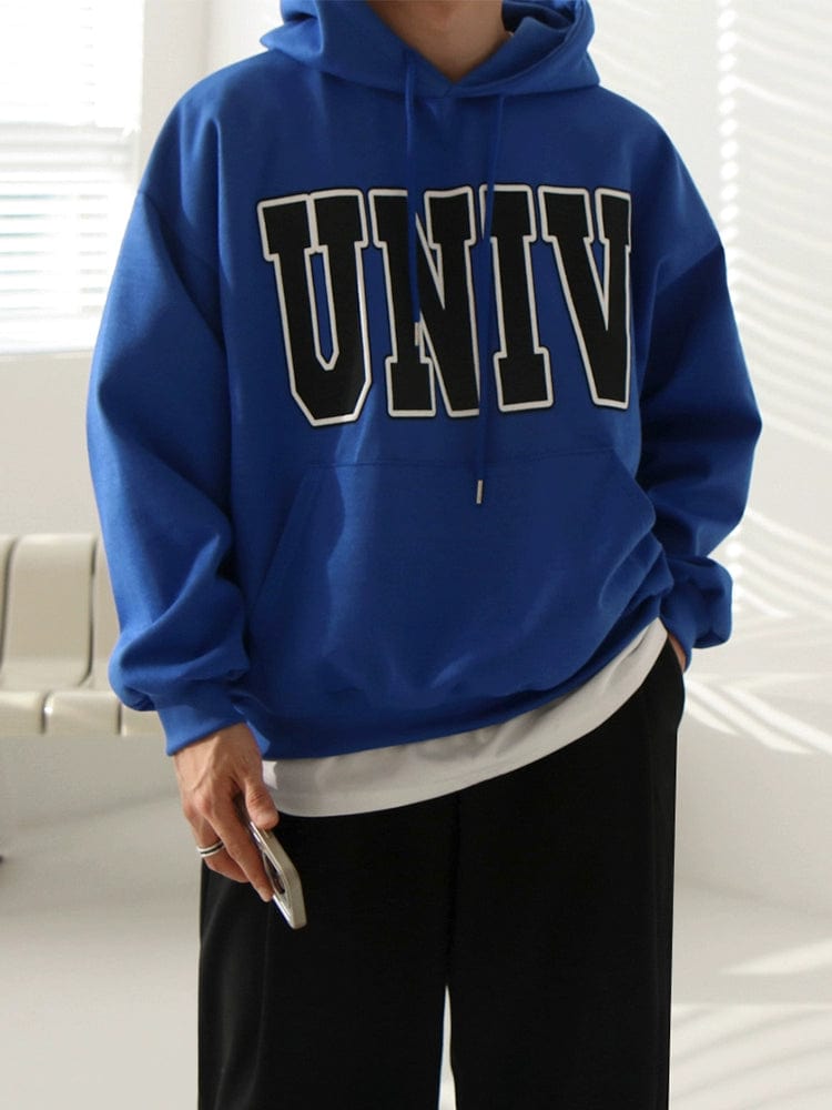 RT No. 11936 UNIV LETTERED PULLOVER HOODIE