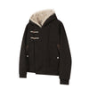 RT No. 50517 WOOLEN FUR HOODED JACKET