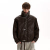 RT No. 58020 LEATHER KNIGHT BUCKLE COLLAR JACKET