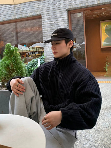 RT No. 12196 CORDUROY ZIP-UP COLLAR JK