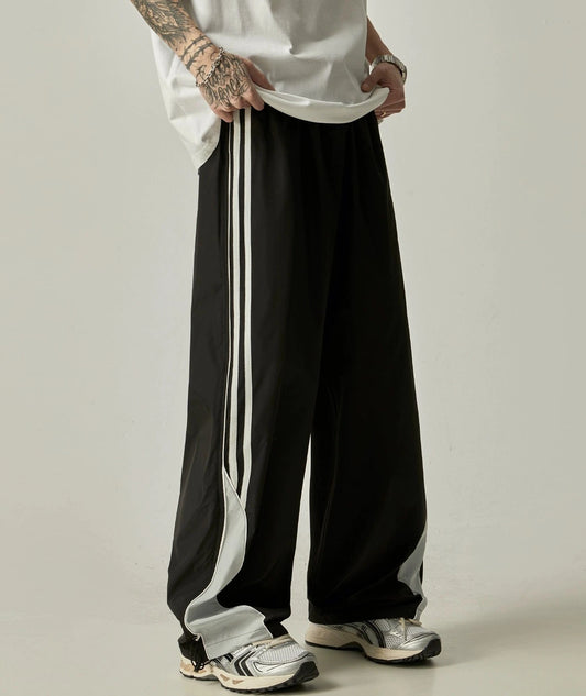 RT No. 11278 STRIPED STRAIGHT SPORT PANTS