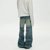 RT No. 40755 WHISKER WASH STRAIGHT DENIM JEANS