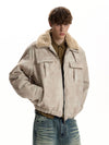 RT No. 59024 WOOLEN FUR COLLAR JACKET