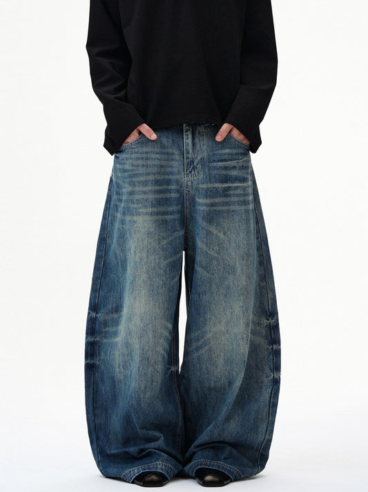 RT No. 55117 SCIMITAR BAGGY DENIM JEANS