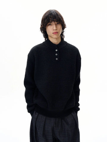 RT No. 31005 KNIT COLLAR SWEATER