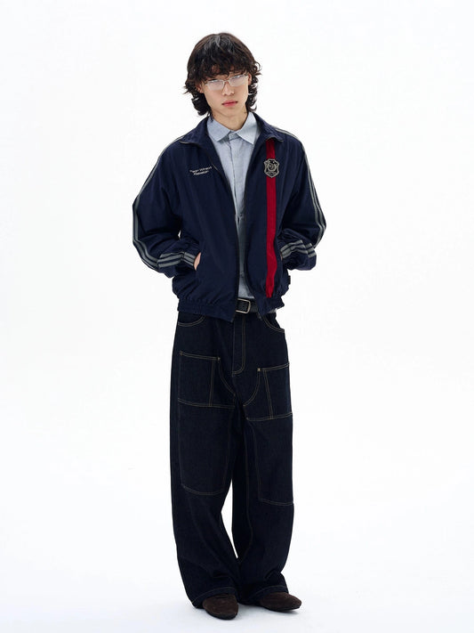 RT No. 31023 SPORTS STRIPED COLLAR SPORTS JK