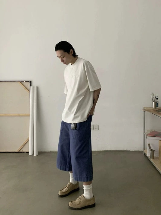 RT No. 19512 FRENCH BLUE LONG SHORTS