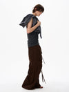 RT No. 18184 MULTI POCKET CARGO WIDE STRAIGHT PANTS