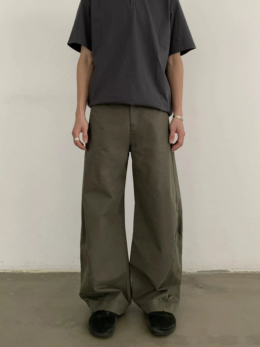 RT No. 19710 KOGYOYO STRAIGHT DRAPE PANTS