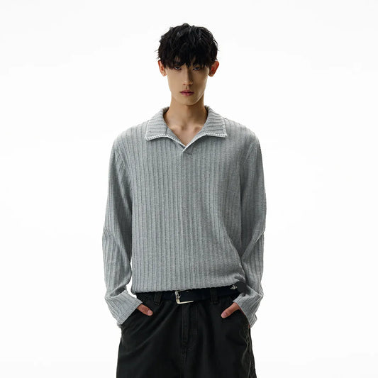 RT No. 40712 KNITWEAR POLO COLLAR SHIRT