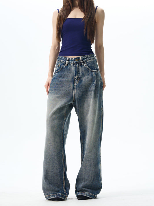 RT No. 12632 BLUE DENIM STRAIGHT JEANS