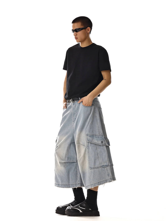 RT No. 18230 LIGHT BLUE DENIM LONG SHORTS
