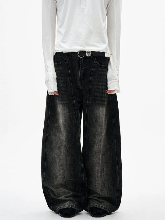 RT No. 32818 WASHED SCIMITAR DENIM JEANS