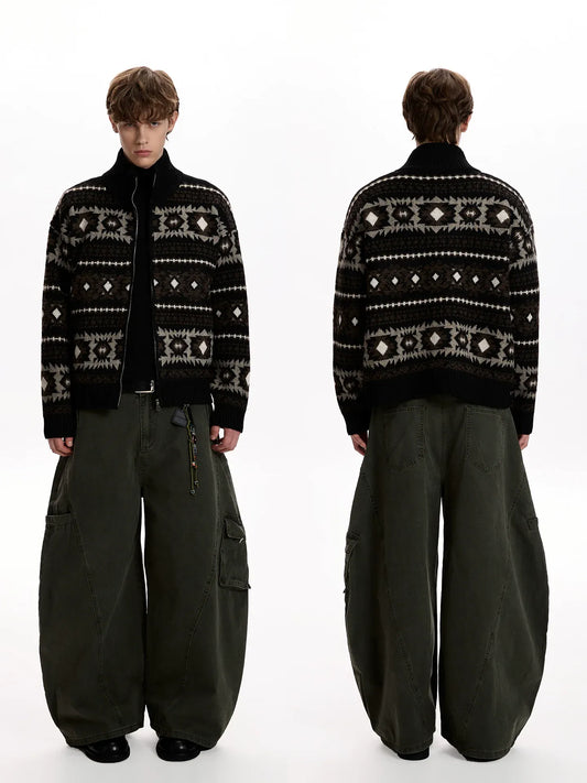 RT No. 50113 KNITWEAR MOCK NECK SWEATER