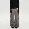 RT No. 40759 GRAY BAGGY STRAIGHT CARGO PANTS