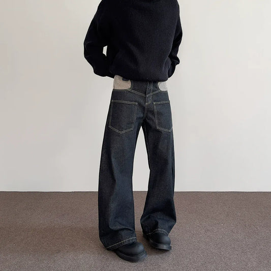 RT No. 40750 STITCHED SCIMITAR DENIM JEANS