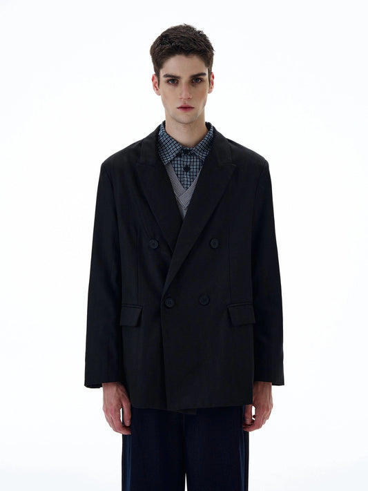 RT No. 20011 BLACK SUIT BLAZER JK