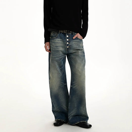 RT No. 50322 WHISKER WASH DENIM JEANS