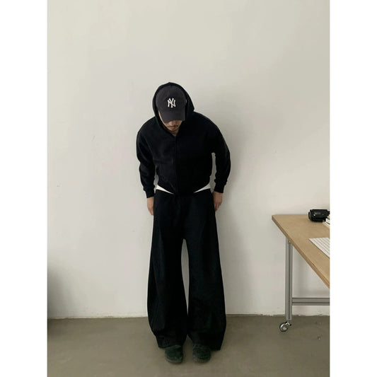 RT No. 18742 PLEATED SCIMITAR STRAIGHT SWEATPANTS