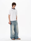 RT No. 18189 TWO PIECE KNIT COLLAR SHORT SLEEVE