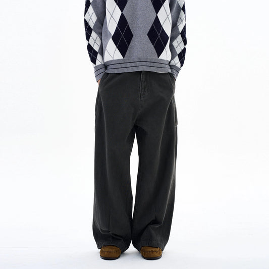 RT No. 29047 CARGO BAGGY STRAIGHT PANTS