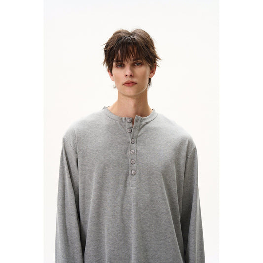 RT No. 50500 HENLEY COLLAR LONG SLEEVE