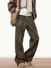 RTK (W) No. 511 LEOPARD STRAIGHT PANTS