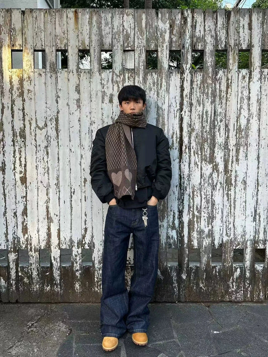RT No. 18019 DARK BLUE STRAIGHT DENIM JEANS