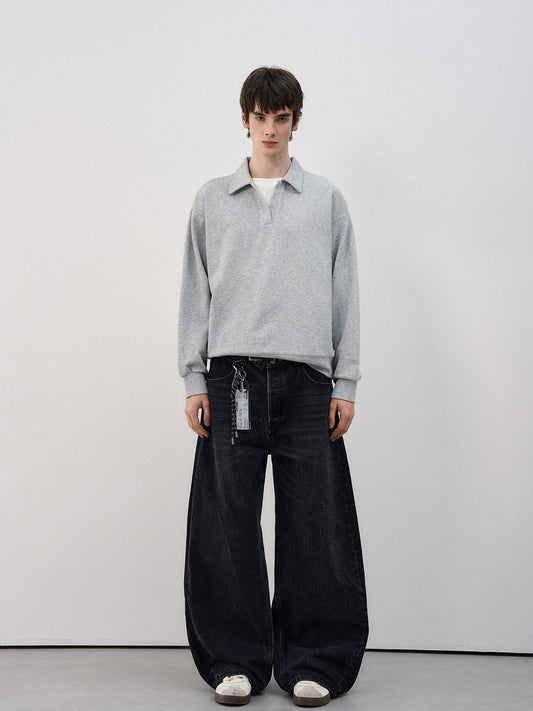 RT No. 50507 TWO PIECE COLLAR SWEATER