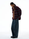 RT No. 19541 PLAID FLANNEL SHIRT JK