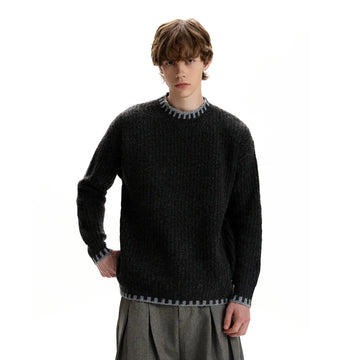 RT No. 40605 KNITWEAR RELAXED PULLOVER SWEATER