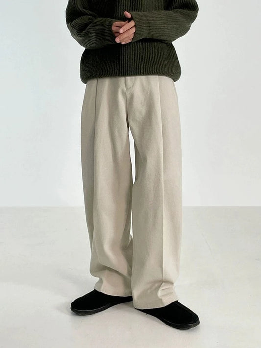 RT No. 18172 PLEATED STRAIGHT PANTS