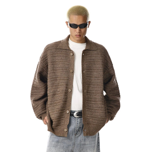 RT No. 33000 KNITWEAR COLLAR CARDIGAN